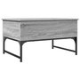 Voir la diapositive 2 : VIDAXL Table basse sonoma gris 70x50x40 cm bois d'ingenierie et metal