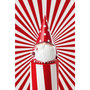 Voir la diapositive 4 : Paris Prix Gnome Père-Noël  Pois  41cm Rouge & Blanc