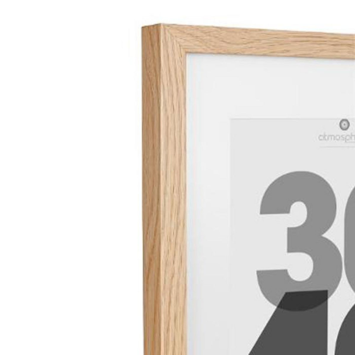 ATMOSPHERA Cadre Photo Bois  Eva  30x40cm Naturel