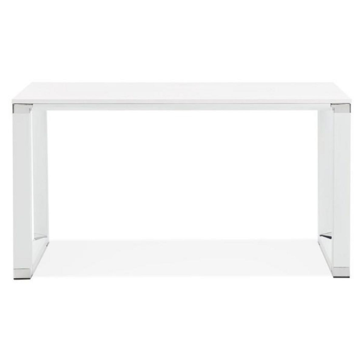 Paris Prix Bureau Design en Bois & Métal  Lumio  140cm Blanc
