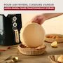 Voir la diapositive 5 : Fackelmann Lot de 300 Moules en papier air fryer ronds 16 cm Fackelmann