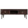 Voir la diapositive 2 : VIDAXL Table basse Bois de recuperation solide 100x60x35 cm