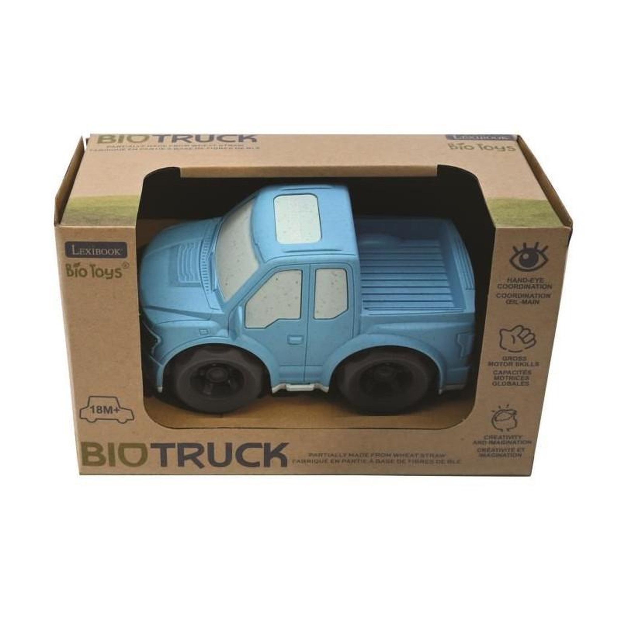 Lexibook Pick-up bleu en fibres de blé, recyclable et biodégradable