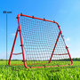 Voir la diapositive 3 : HOMCOM Filet de rebond football pliable réglable 5 angles - acier - 103x72x89cm - rouge