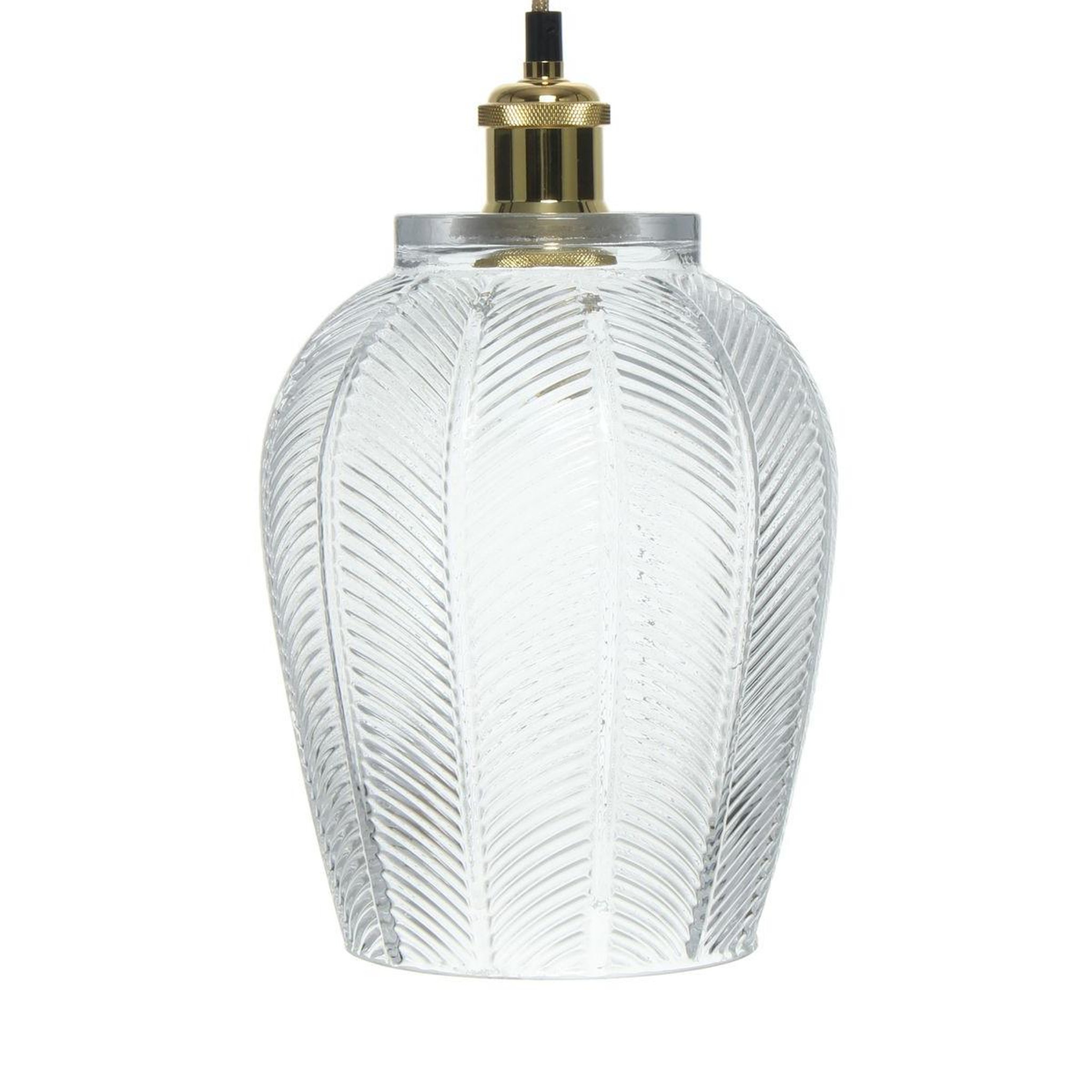 Paris Prix Lampe suspension design  bianca  34cm transparent