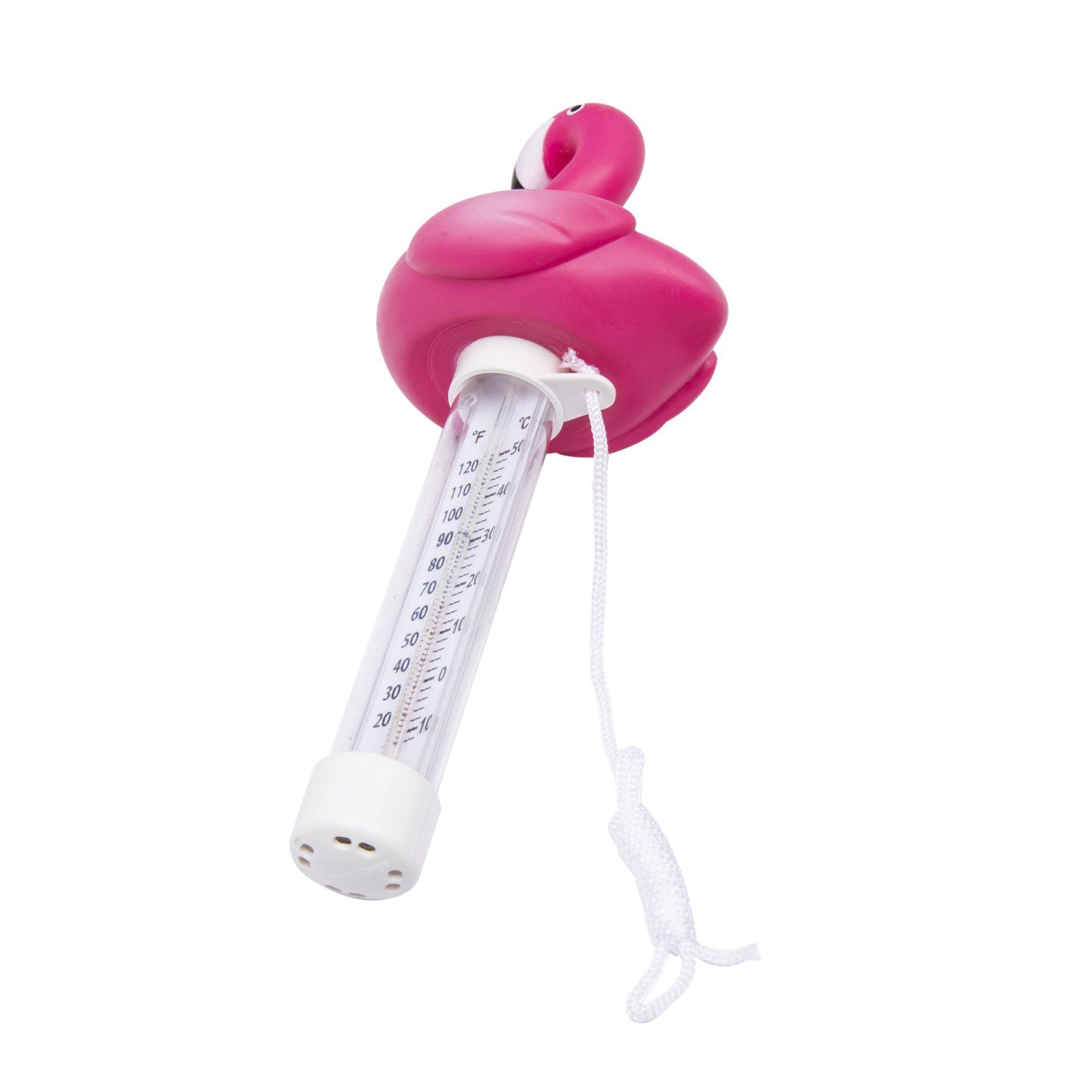 Voir la diapositive 4 : ASTRALPOOL Thermomètre piscine Flamant Rose