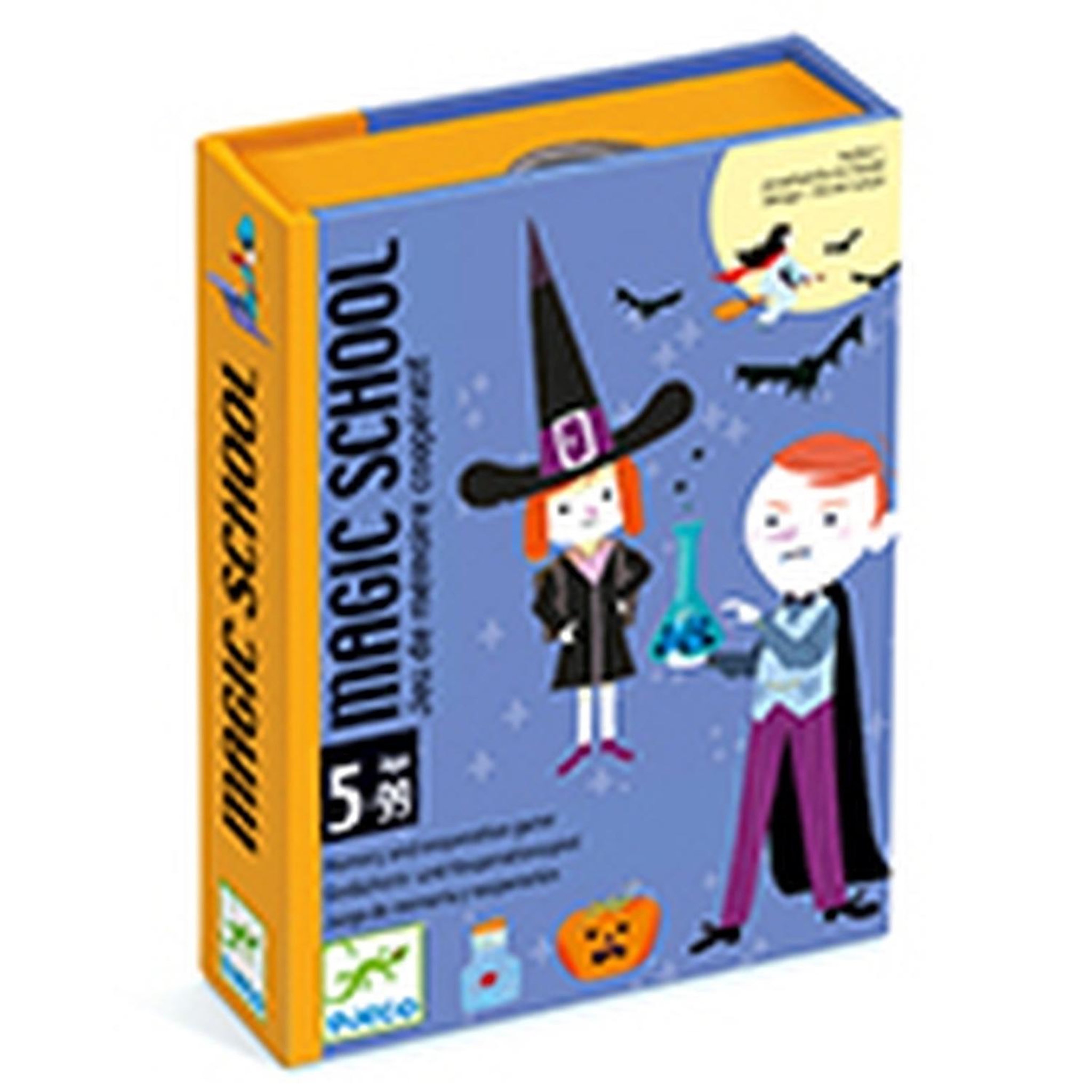 Voir la diapositive 3 : Djeco Jeu de cartes de memoire et cooperation Magic School