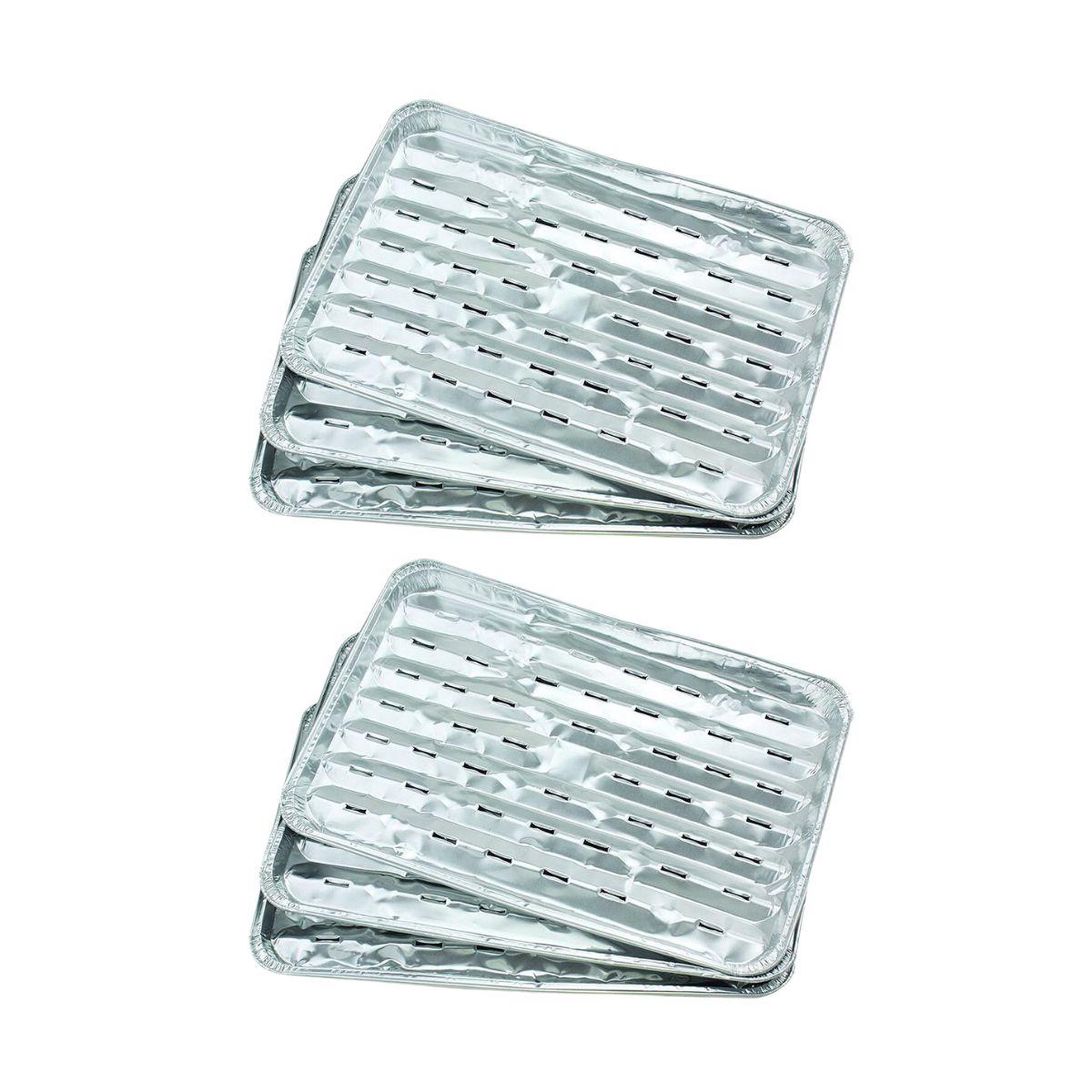 Fackelmann Lot de 10 barquettes en aluminium 34 x 23 cm  Fackelmann Barbecue