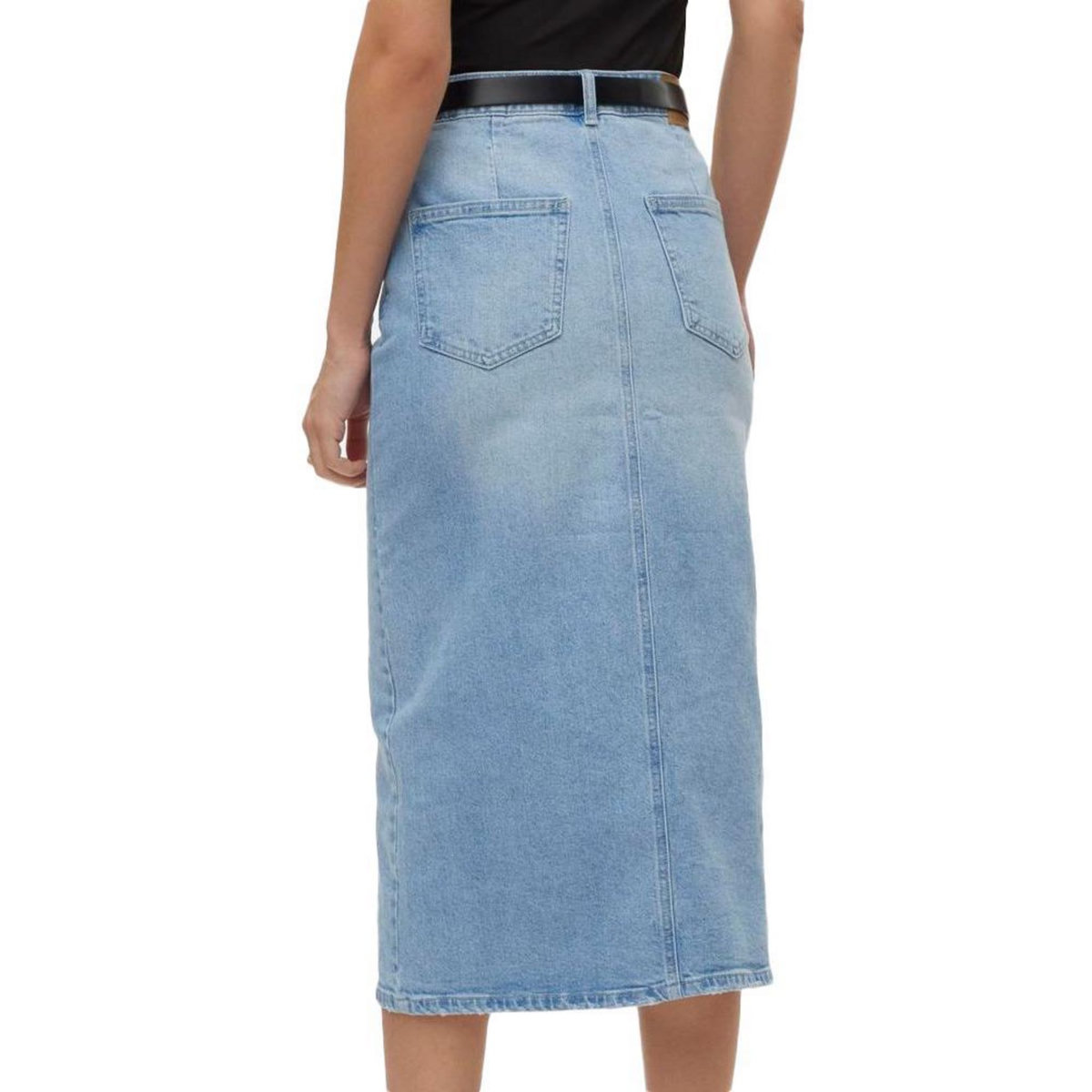 Vero Moda Jupe en jean Longue  Femme Vero Moda Calf Denim Skirt