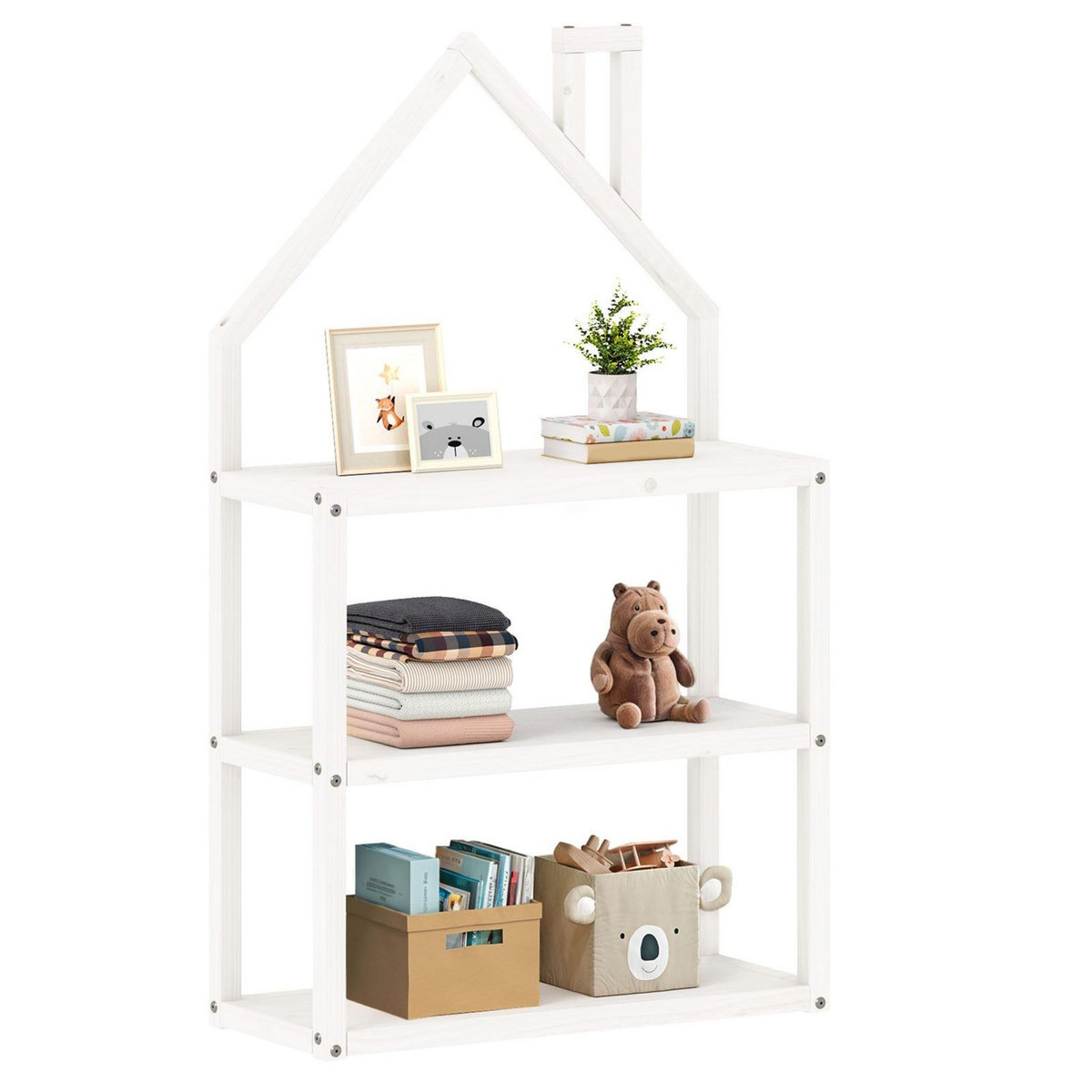 IDIMEX Étagère enfant LENISE en pin massif