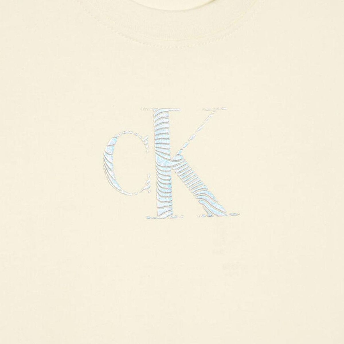 CALVIN KLEIN JEANS T-shirt Beige Fille Calvin Klein Jeans Iridescent