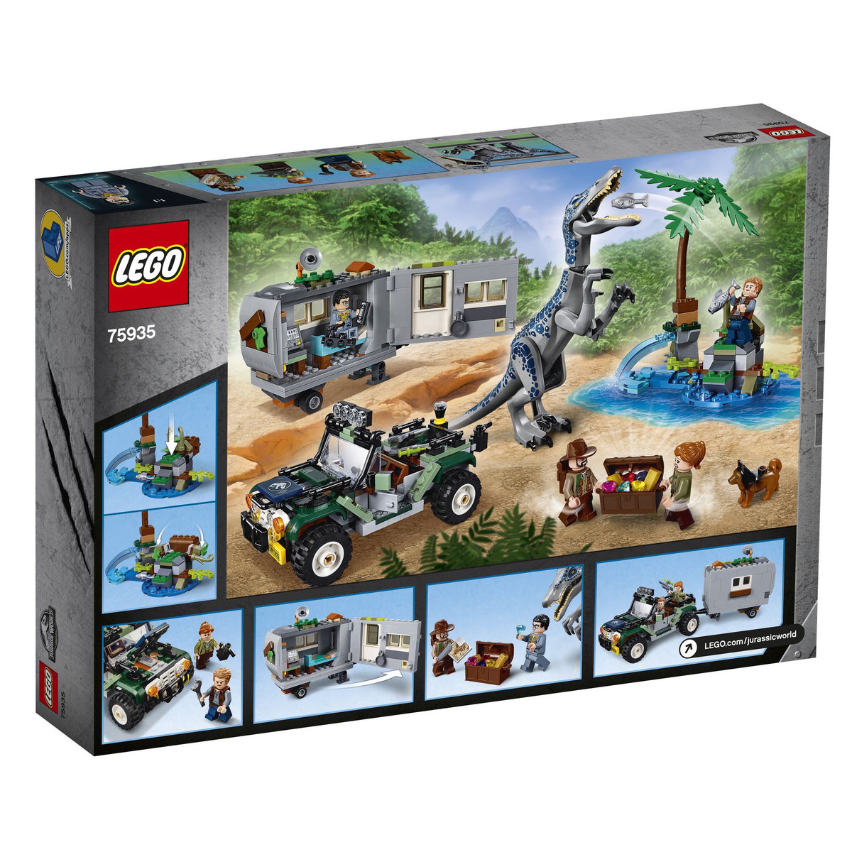 LEGO Jurassic World 75935 - L'affrontement du baryonyx : la chasse au trésor