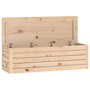 Voir la diapositive 2 : VIDAXL Boîte de rangement 109x36,5x33 cm Bois massif de pin