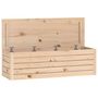 Voir la diapositive 2 : VIDAXL Boîte de rangement 109x36,5x33 cm Bois massif de pin