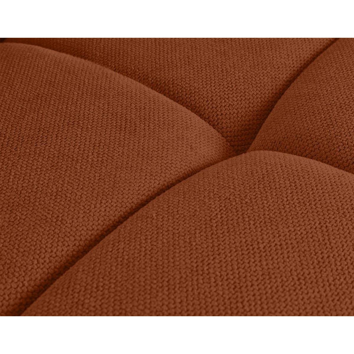 LISA DESIGN Ray - canapé droit 4 places avec double méridienne - assise profonde - en tissu texturé