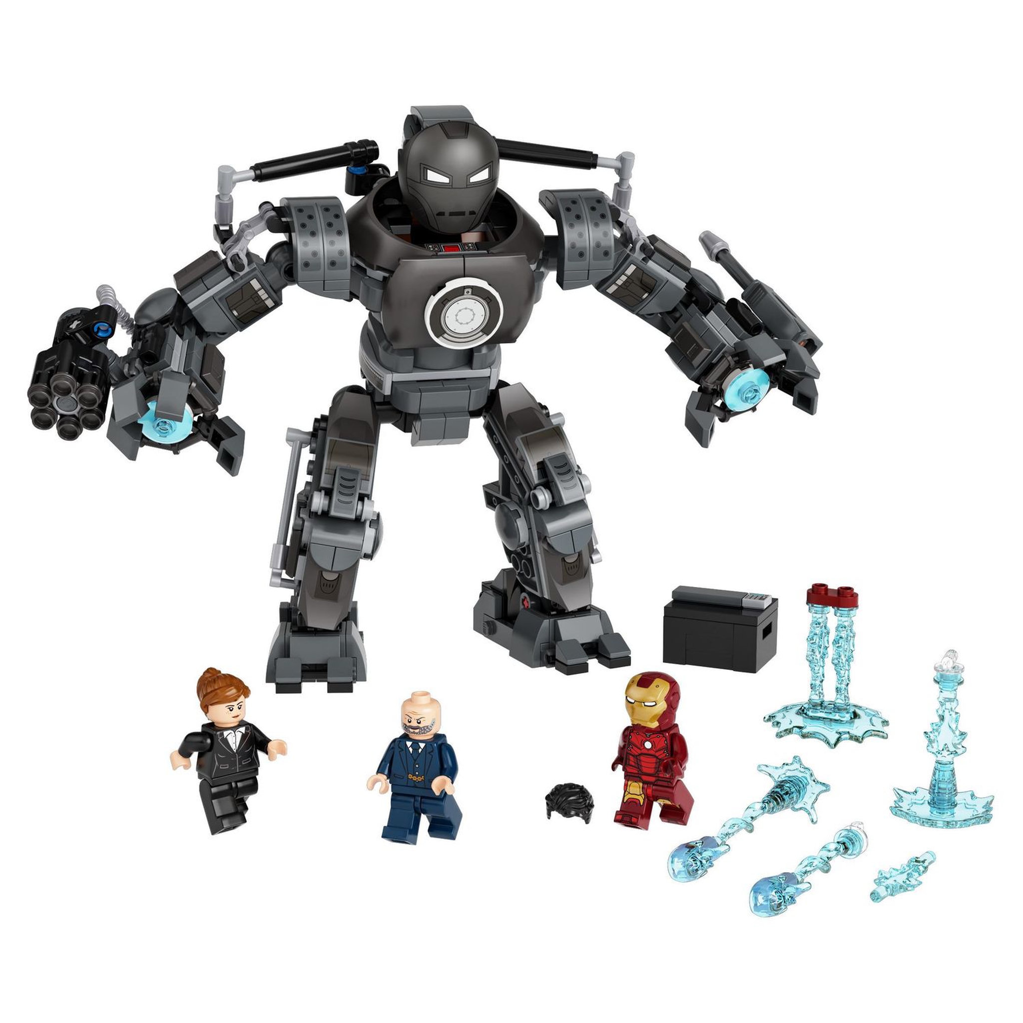 Voir la diapositive 2 : LEGO Marvel Super Heroes 76190 - The Infinity Saga - Iron Man : la destruction d&rsquo;Iron Monger dès 9 ans