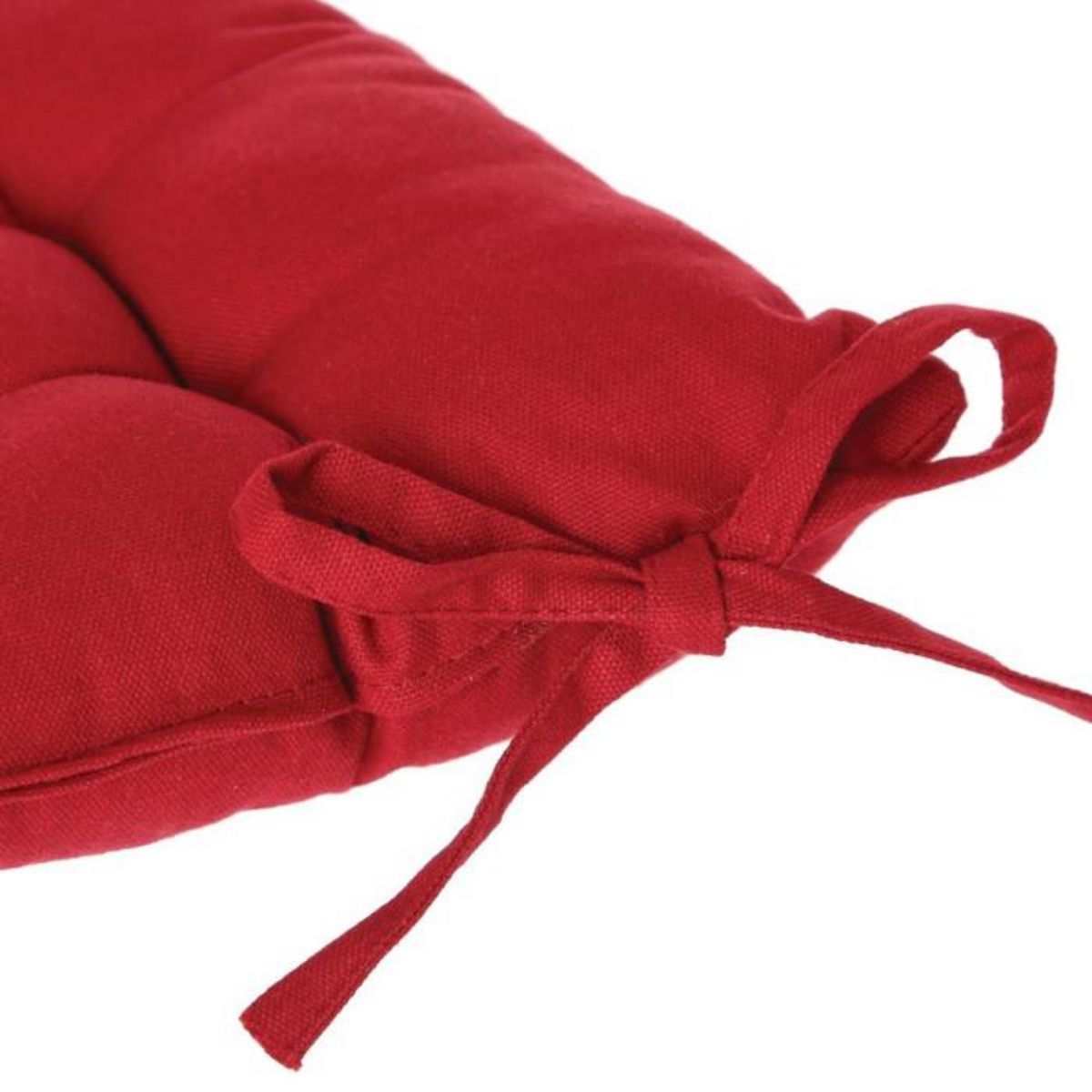 ATMOSPHERA Galette de chaise - 38 x 38 cm - Rouge