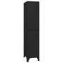 Voir la diapositive 4 : VIDAXL Armoire a casiers Noir 38x45x180 cm Acier