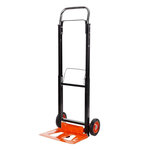 Black et Decker Chariot diable pliant Charge 90 kg BLACK & DECKER Compact et Léger Chariot à roues Manutention Déménagement Stockage