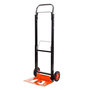 Voir la diapositive 1 : Black et Decker Chariot diable pliant Charge 90 kg BLACK & DECKER Compact et Léger Chariot à roues Manutention Déménagement Stockage