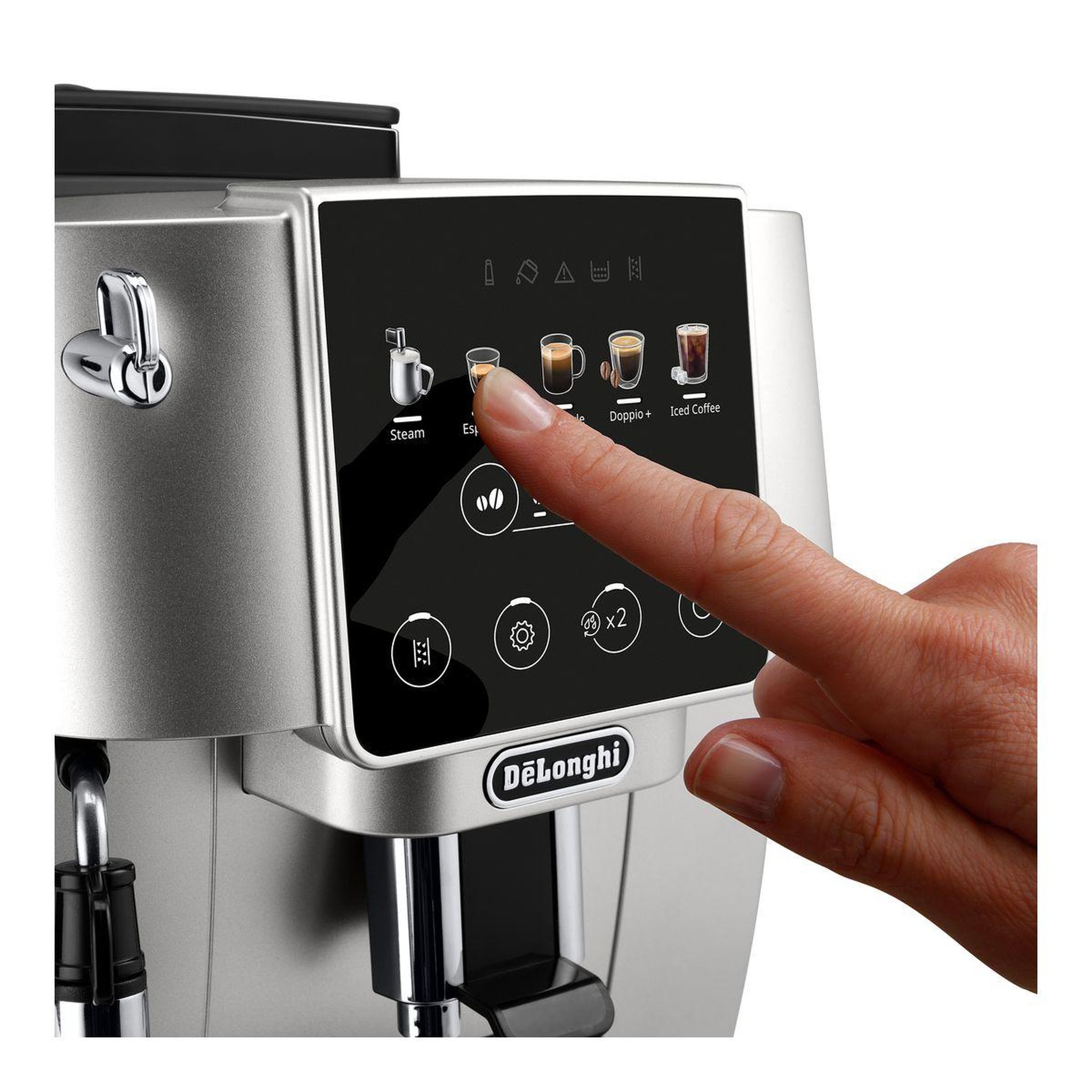 Voir la diapositive 3 : DELONGHI Expresso broyeur magnifica start color feb2252.sb argent