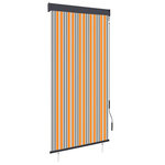 VIDAXL Store roulant d'exterieur 100x250 cm Jaune et bleu