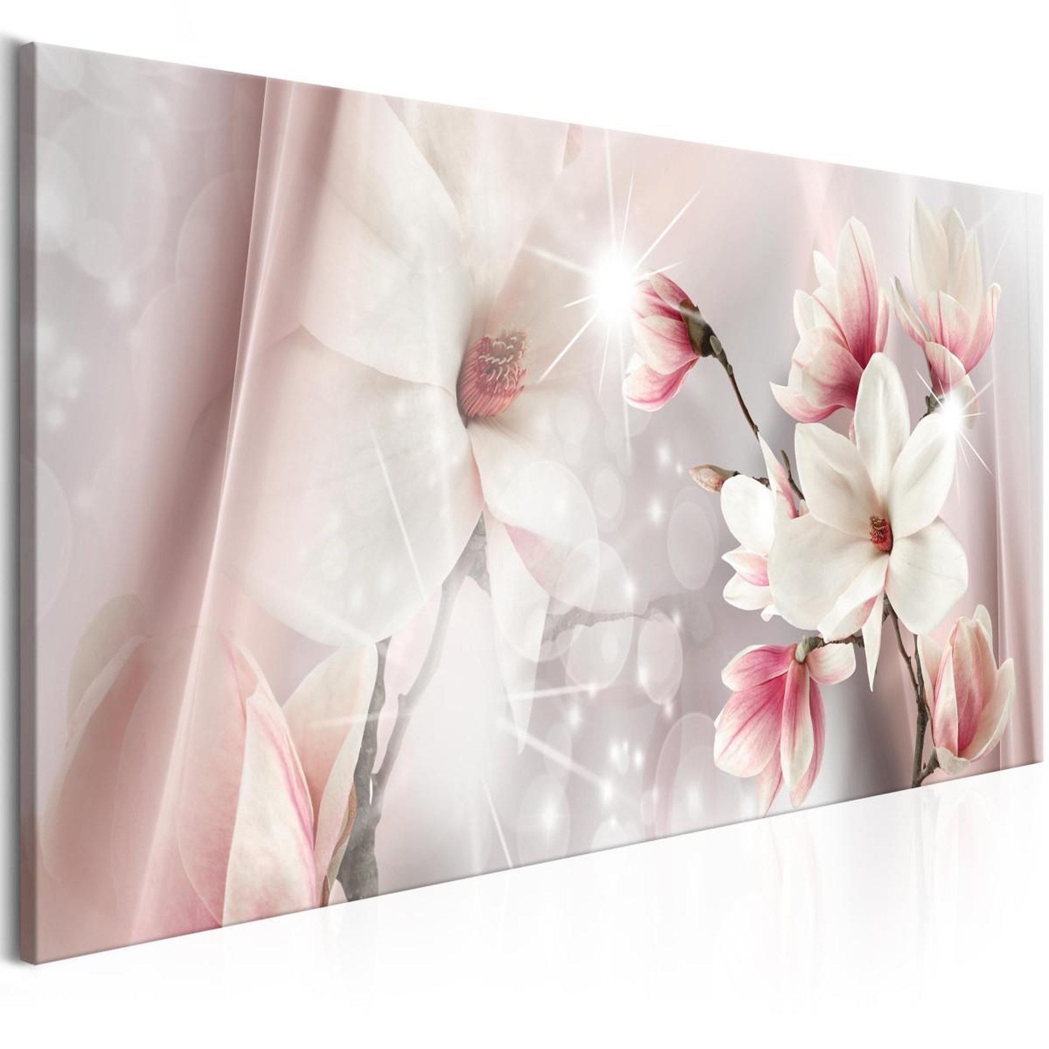 Paris Prix Tableau imprimé  magnolia reflection narrow. Coloris disponibles : Multicolore