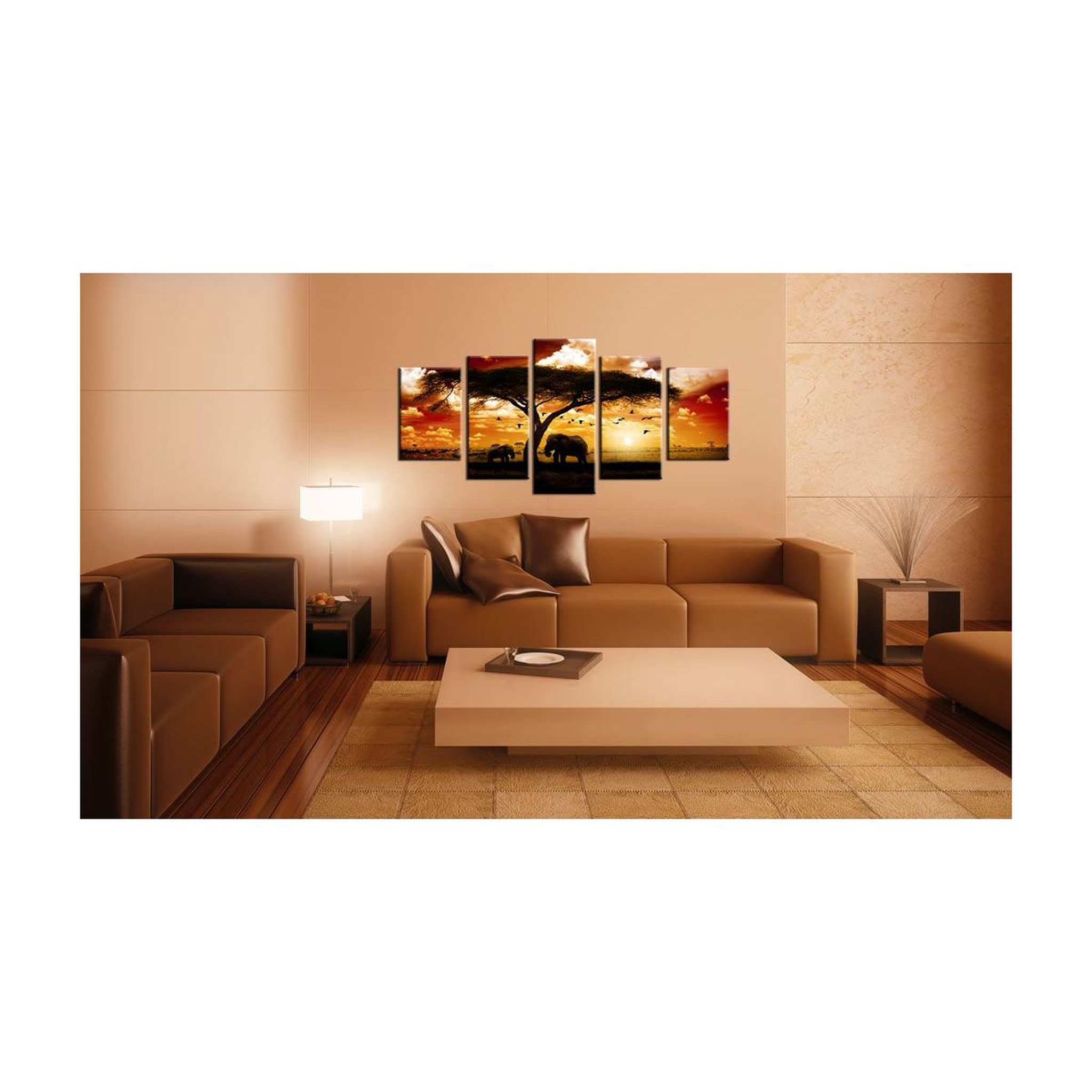 Voir la diapositive 2 : Paris Prix Tableau imprimé  oiseaux de la savane