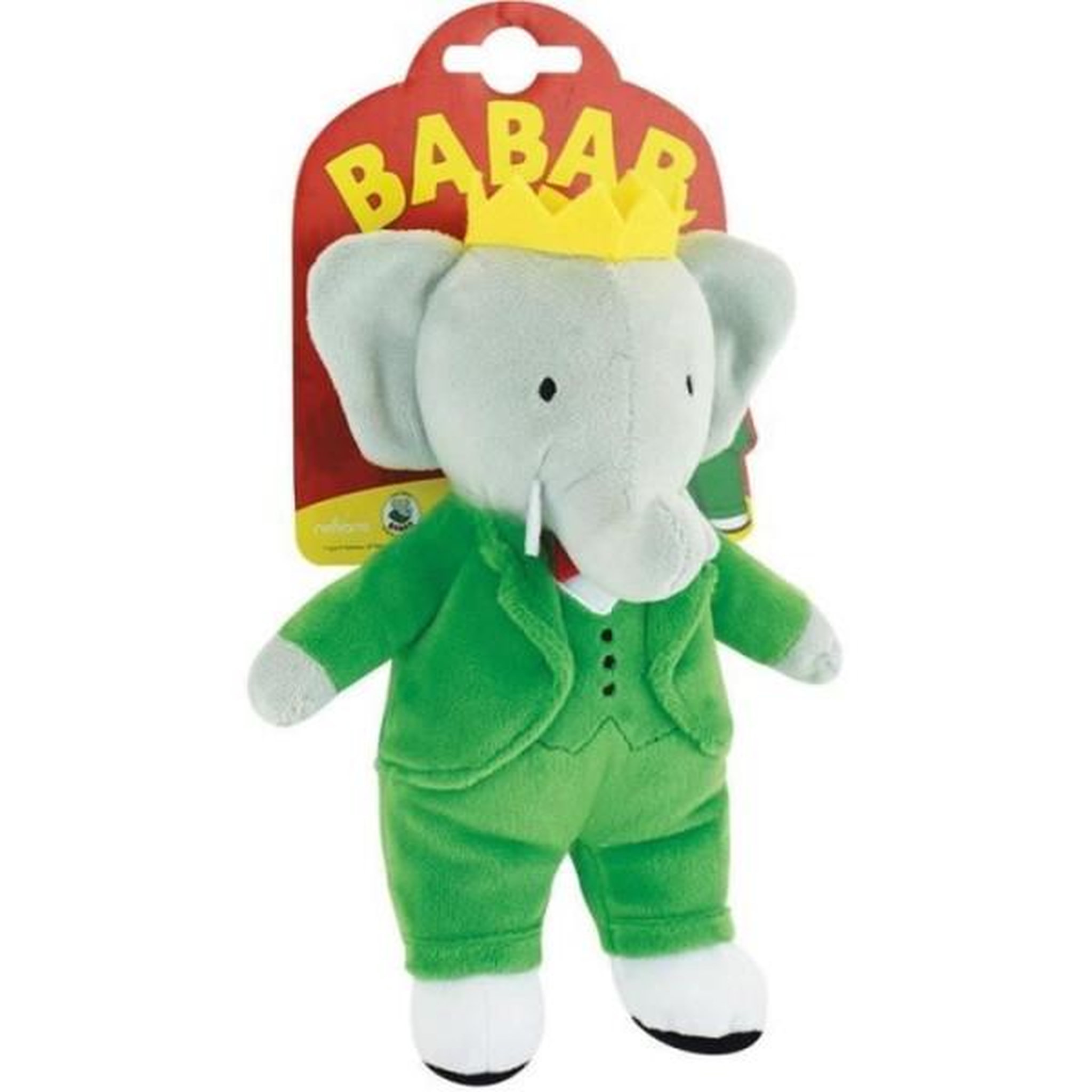 Voir la diapositive 2 : JEMINI Babar peluche éléphant +/- 20 cm - jemini - représentation parfaite du roi des éléphants.