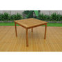 Voir la diapositive 3 : CONCEPT USINE Table de jardin carrée Teck KARRA