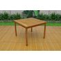 Voir la diapositive 3 : CONCEPT USINE Table de jardin carrée Teck KARRA
