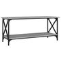 Voir la diapositive 2 : VIDAXL Table basse Sonoma gris 100x45x45 cm Bois d'ingenierie et fer