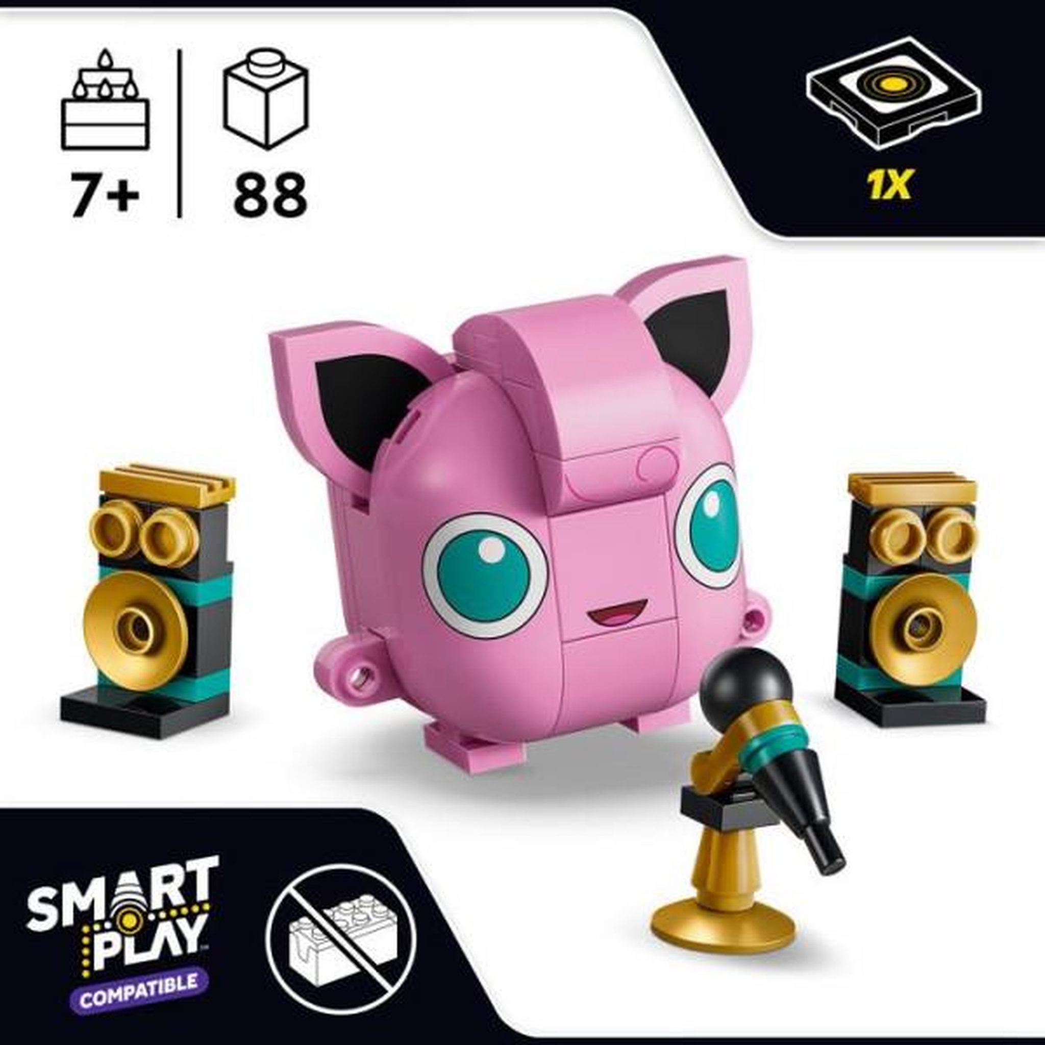 Voir la diapositive 2 : LEGO LEGO Pokémon 72159 - Set de construction compatible SMART Play™ - Rondoudou, Concert - Des 7 ans