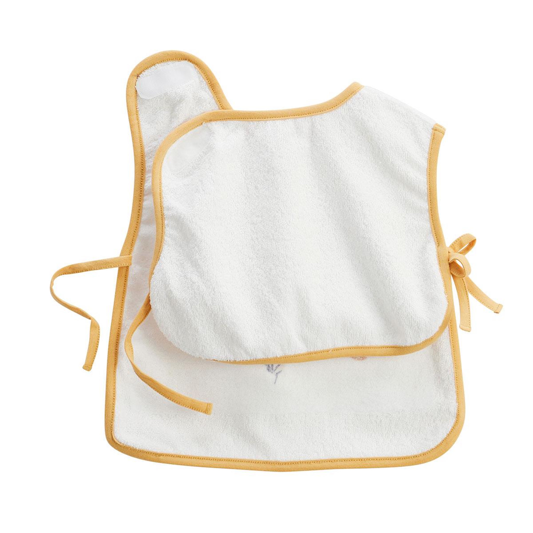 Voir la diapositive 2 : Petit Béguin Lot de 2 bavoirs bébé Hawaiki