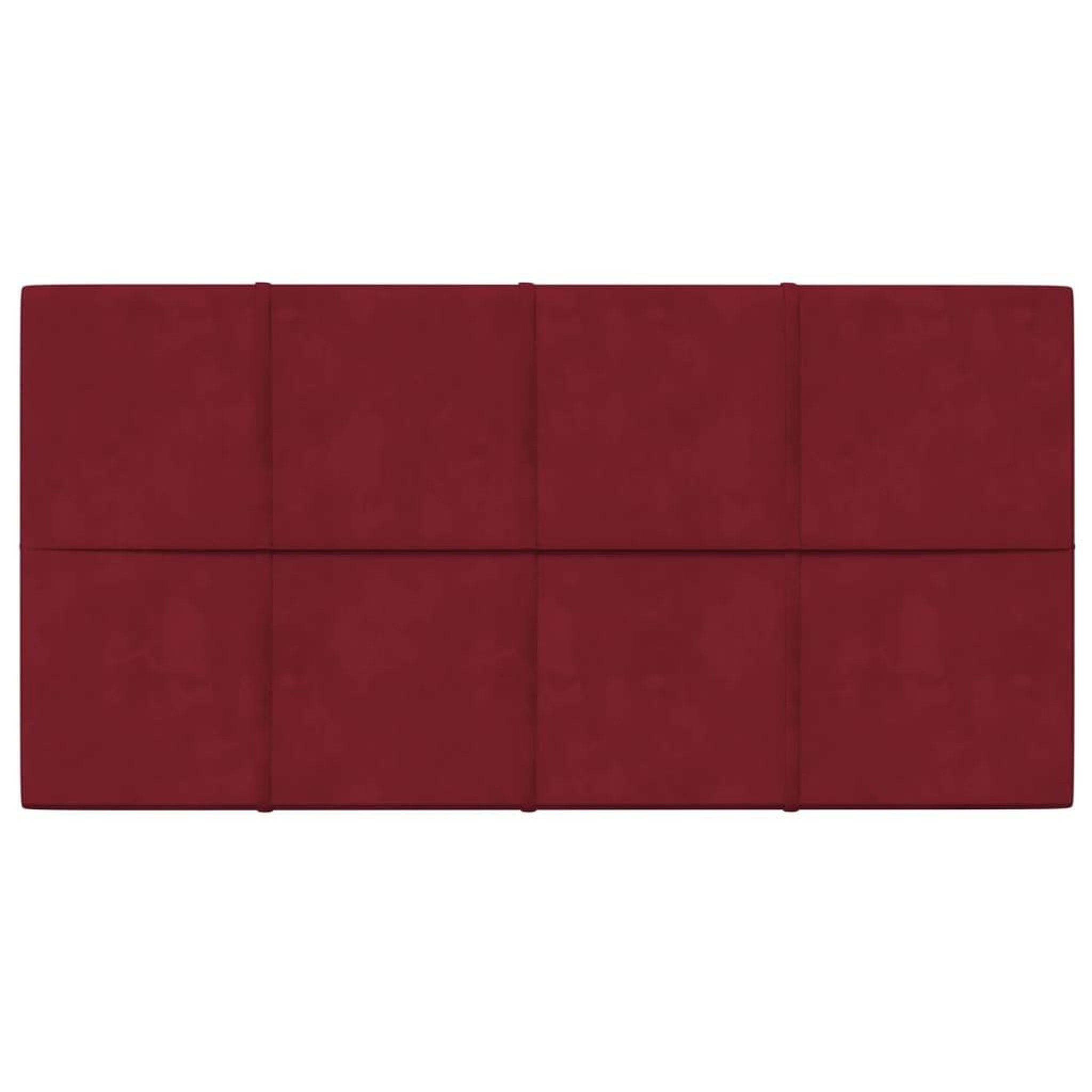 Voir la diapositive 3 : VIDAXL Panneaux muraux 12 pcs Rouge bordeaux 60x30 cm Velours 2,16 m^2