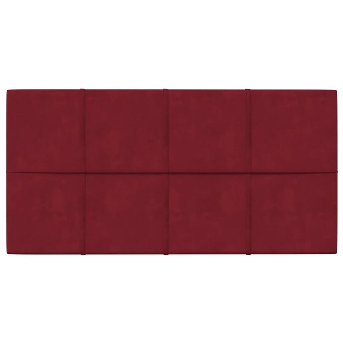 VIDAXL Panneaux muraux 12 pcs Rouge bordeaux 60x30 cm Velours 2,16 m^2
