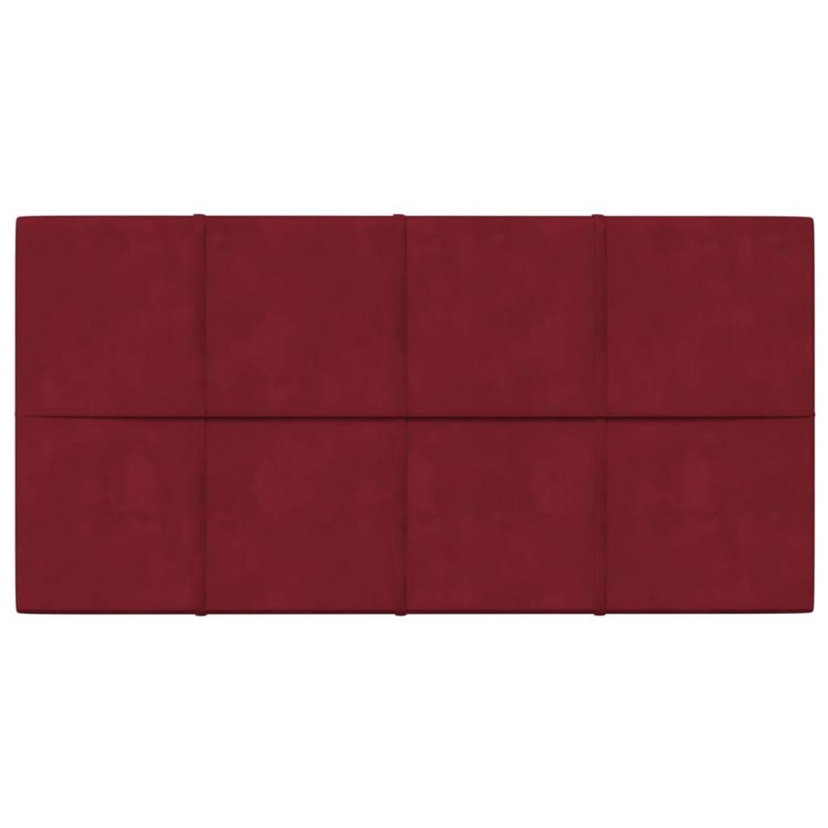 VIDAXL Panneaux muraux 12 pcs Rouge bordeaux 60x30 cm Velours 2,16 m^2