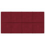 Voir la diapositive 3 : VIDAXL Panneaux muraux 12 pcs Rouge bordeaux 60x30 cm Velours 2,16 m^2