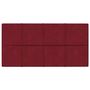 Voir la diapositive 3 : VIDAXL Panneaux muraux 12 pcs Rouge bordeaux 60x30 cm Velours 2,16 m^2