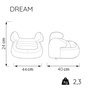 Voir la diapositive 3 : NANIA Rehausseur auto bas groupe 2/3 Dream Zebra