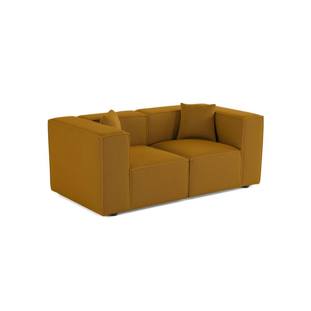 LISA DESIGN Arty - canapé modulable 2 places - en tissu mailles 3d