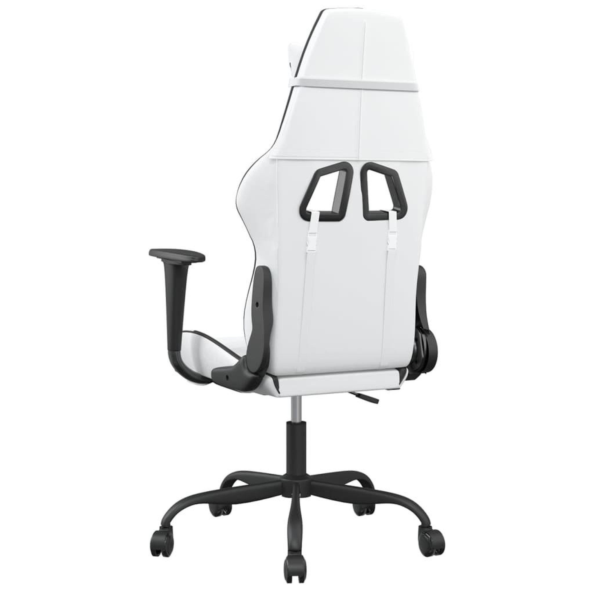 Voir la diapositive 5 : VIDAXL Chaise de jeu Blanc et noir Similicuir