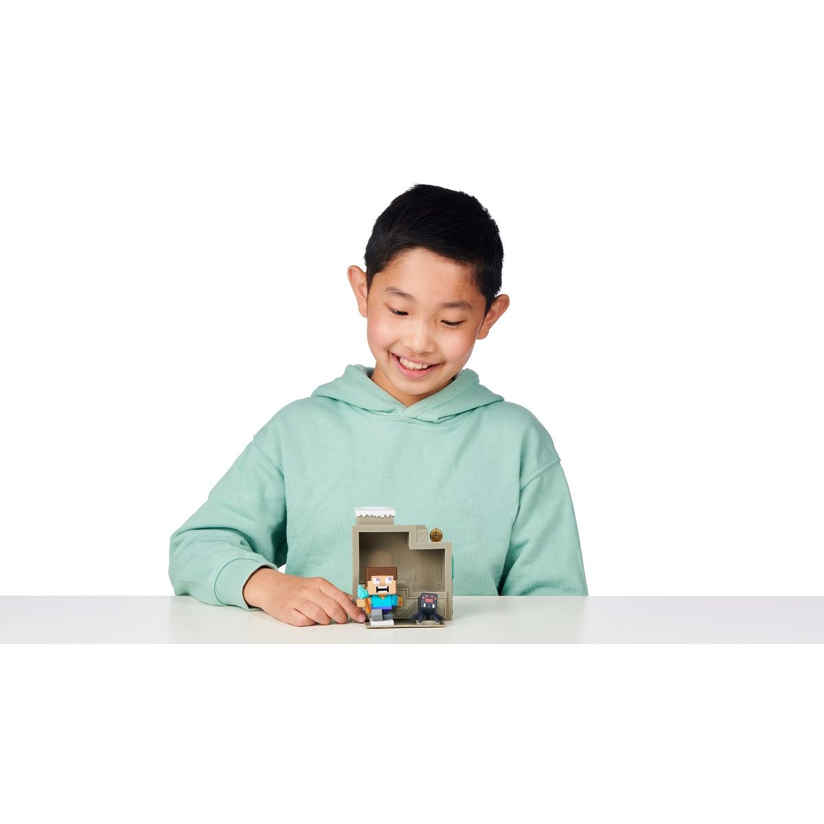 MOOSE TOYS Personnage Mine et Craft avec Mini créature Minecraft Tresor X