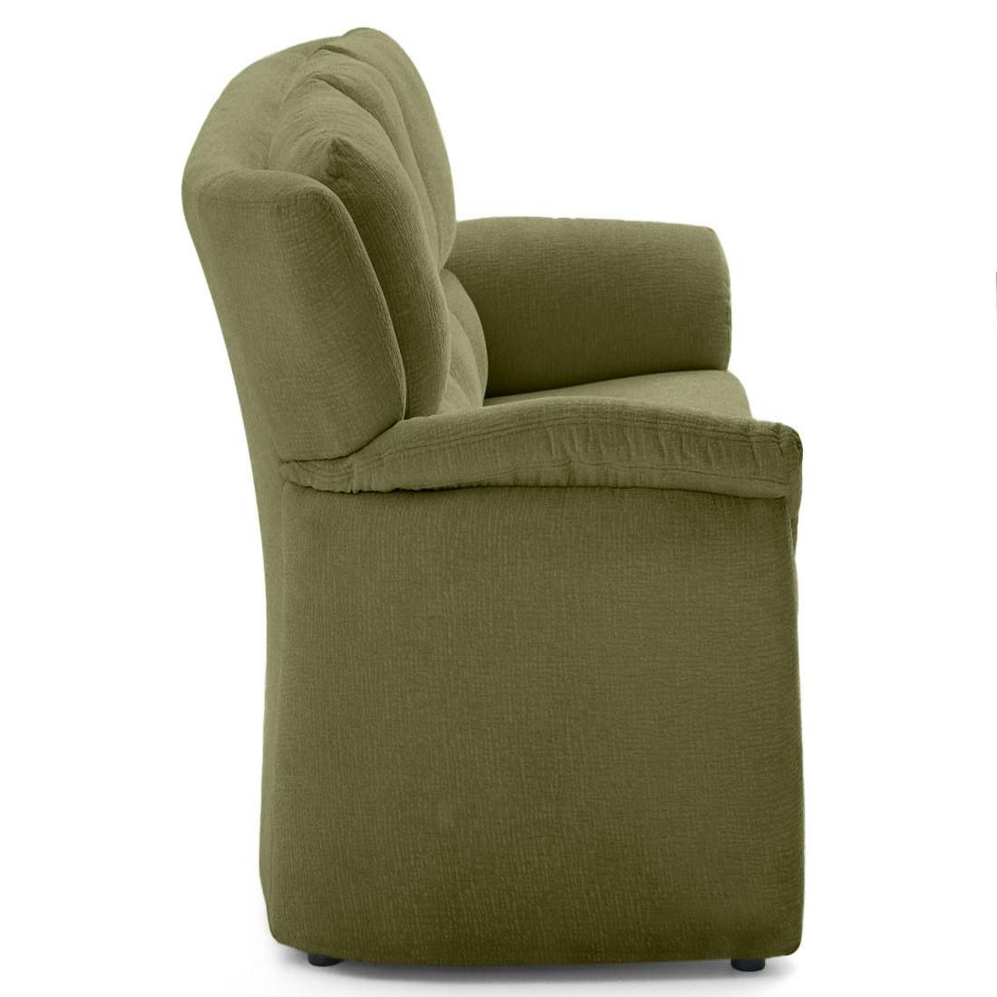Voir la diapositive 5 : LISA DESIGN Bastille - canapé droit 3 places en tissu velours relief
