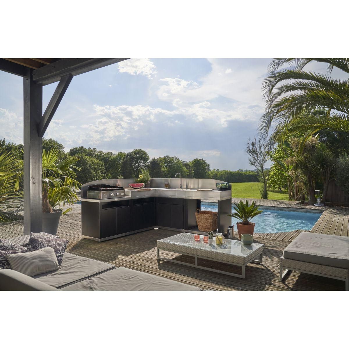 Le marquier Crédence centrale Inox