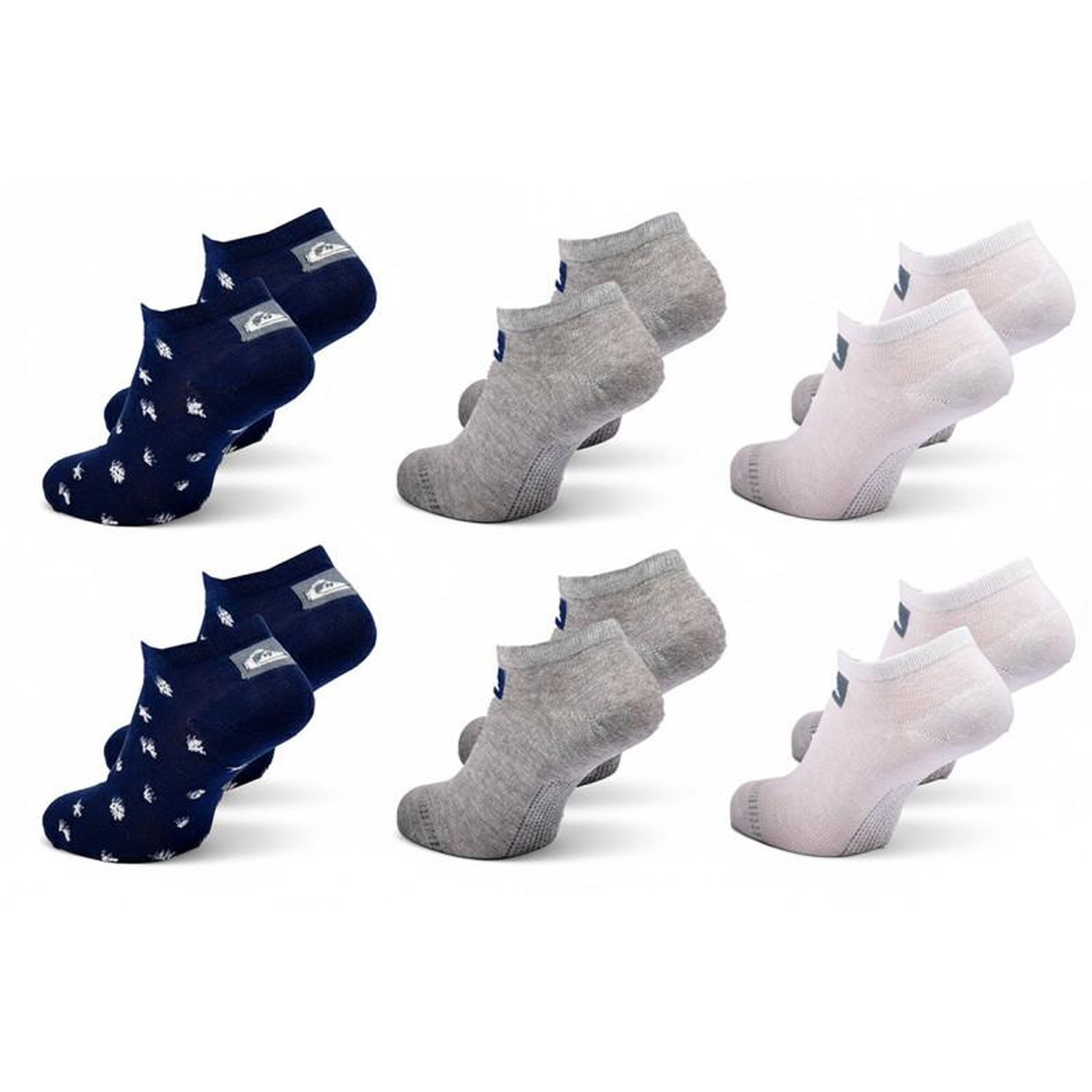 Voir la diapositive 3 : QUIKSILVER Quiksilver Pack de Chaussettes Enfant SNEAKER– Lot 6 Paires Sport