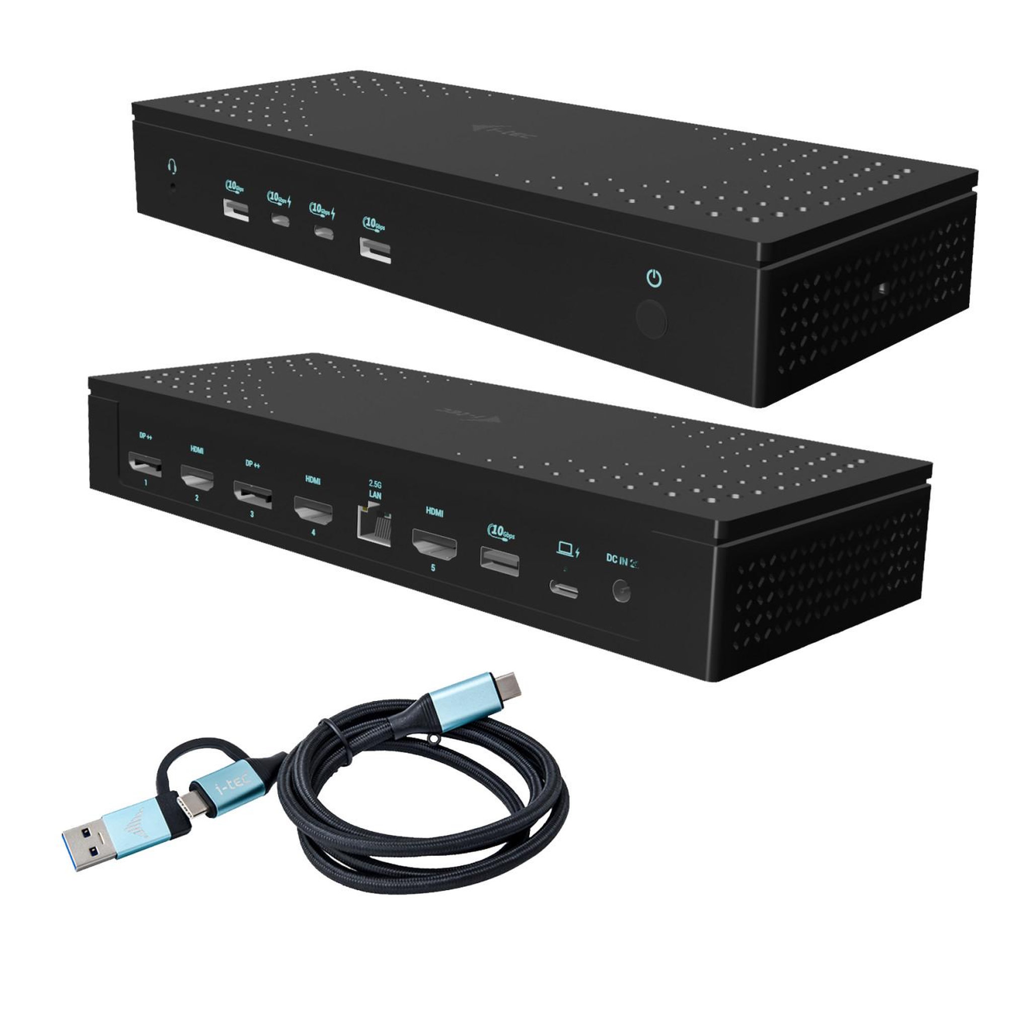 I-TEC i-tec CA5MONITORDOCKPDIT station d'accueil Avec fil USB 3.2 Gen 1 (3.1 Gen 1) Type-C Noir