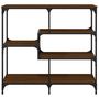 Voir la diapositive 4 : VIDAXL Table console chene marron 103x32x95 cm bois d'ingenierie
