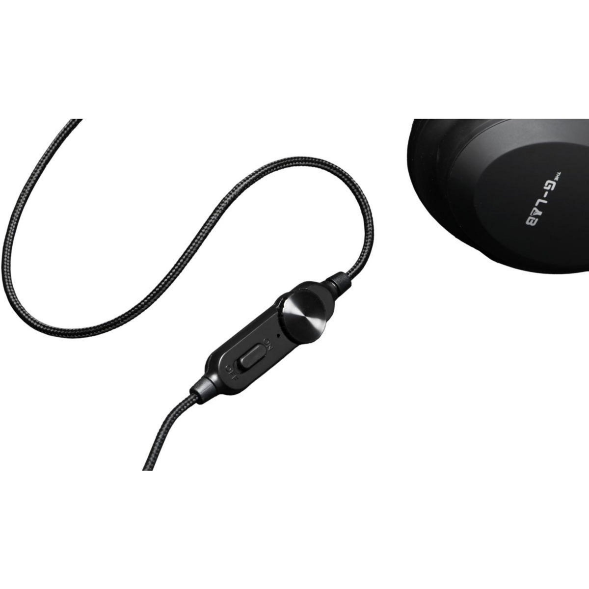 THE G-LAB Casque gamer KORP CARBON