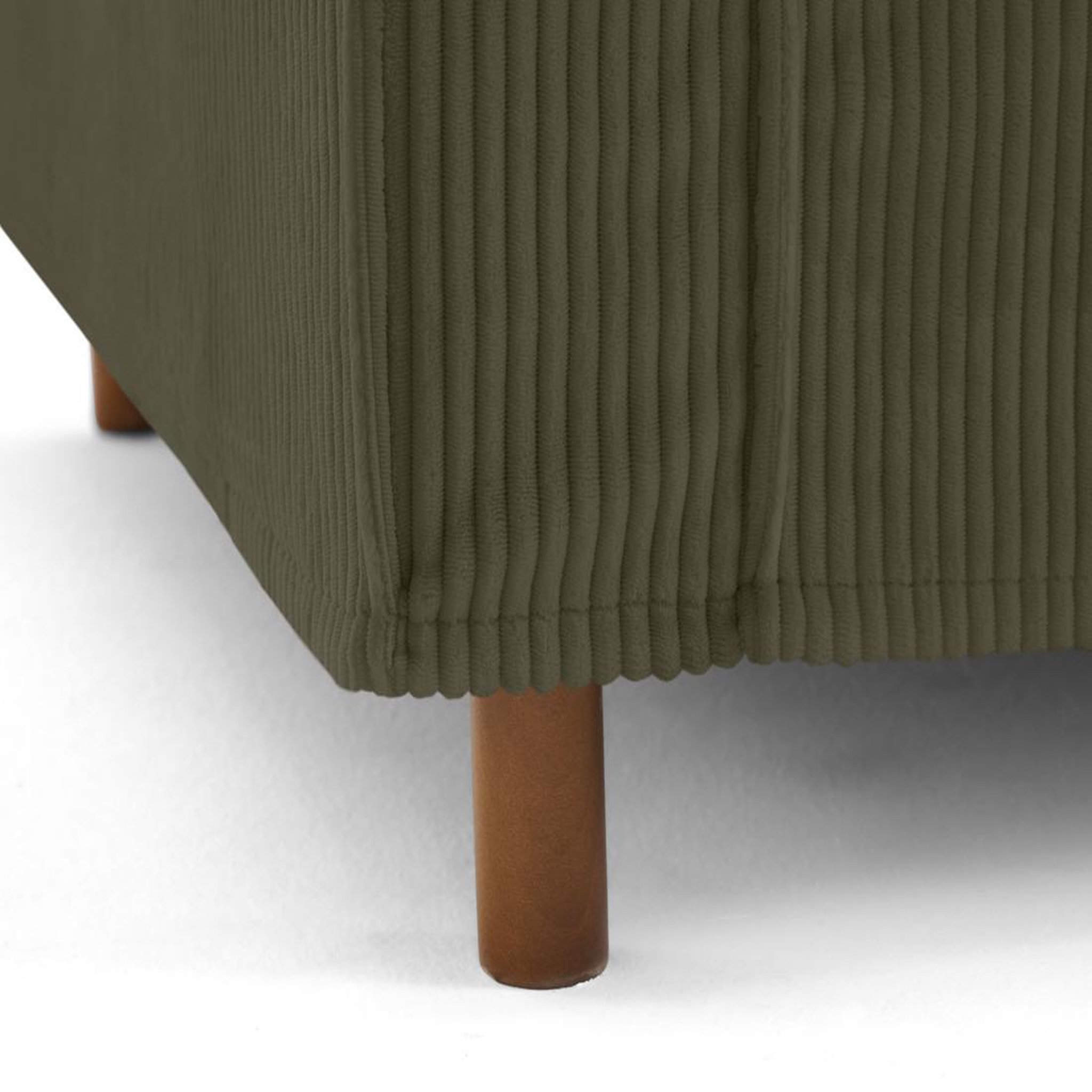 Voir la diapositive 2 : LISA DESIGN Jake - canapé déhoussable d'angle droit 5 places en velours côtelé